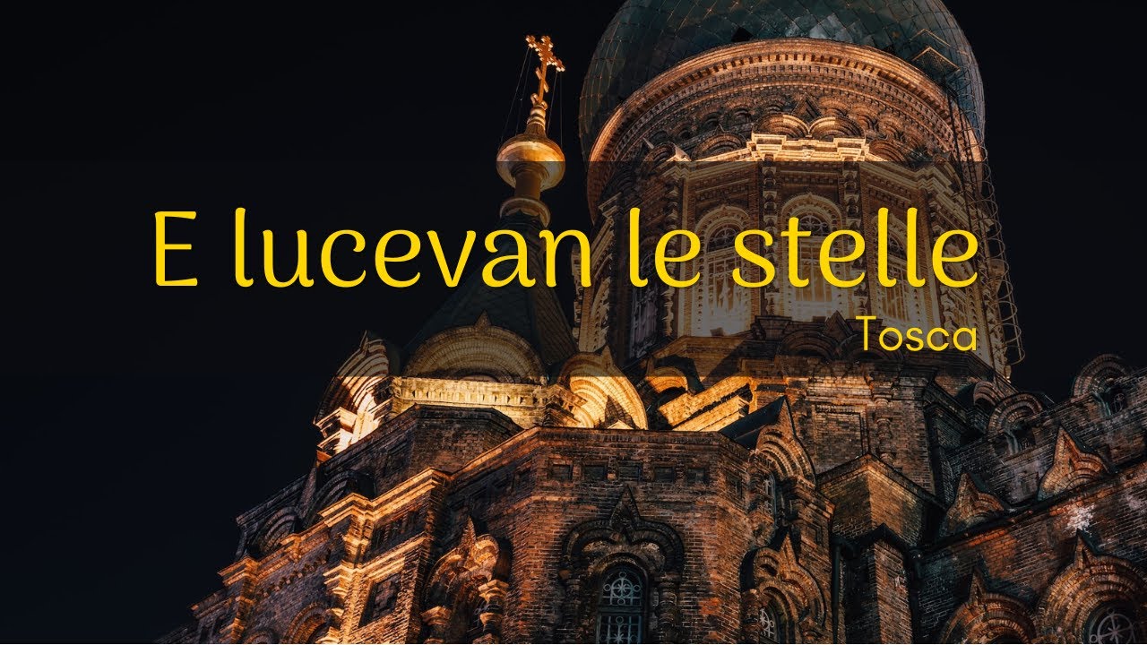 🎻Full Orchestra Accompaniment with Lyrics // E lucevan le stelle