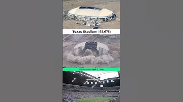 What takes five years to build can be destroyed in just five seconds. #buildtech #football #stadium