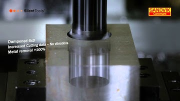 Silent Tools rough boring by Sandvik Coromant
