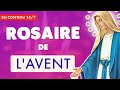 🙏 ROSAIRE de l'AVENT 2021 🙏 Rosaire Live de Décembre vers NOËL 24/7