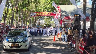 SAMPANG POLICE !! Escort and Security for the SMP/MTs Level Marching Competition in Sampang Regency
