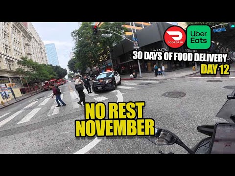 I Called it QUITS! Day 12 of No Rest November - UberEats DoorDash