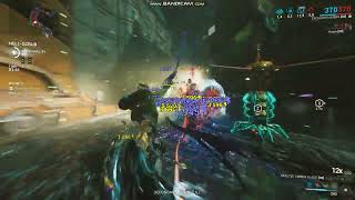 Excalibur Melee Influence dmg test (Steel Path Scaldra Survival, unfinished build)