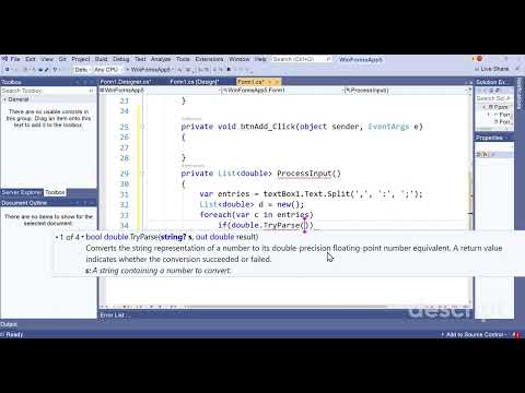 A Robust Add Method in C#, Part 1 Calculator Project, Version 2