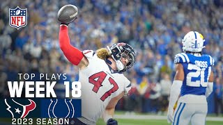 Houston Texans Top Plays vs. Indianapolis Colts | 2023 Regular Season Week 18