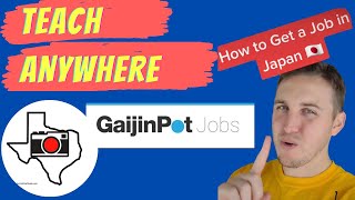 How to Get a Japan Teaching Job With Gaijinpot (walk through)