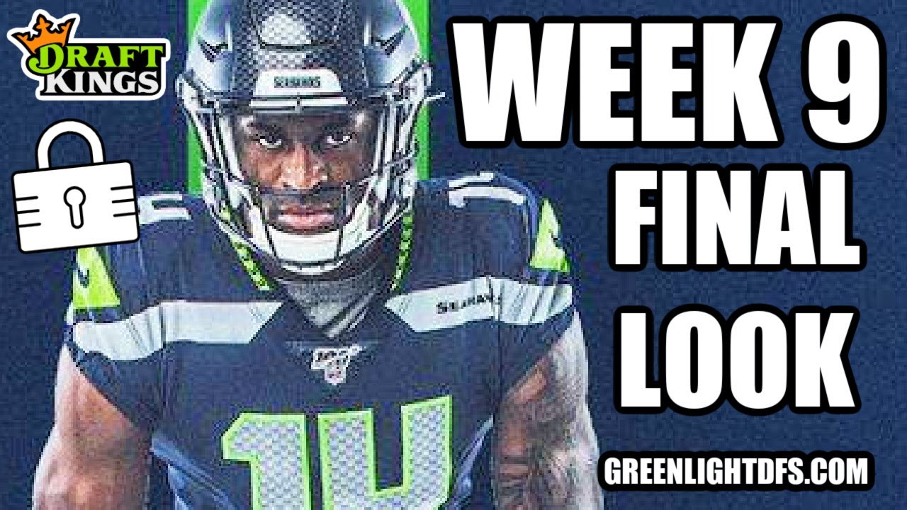 week-9-nfl-draftkings-picks-final-look-youtube