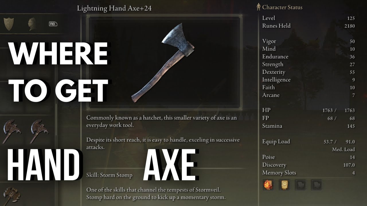 Where to Get HAND AXE Elden Ring BEST WEAPON in PvP and Why YouTube