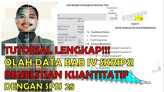 TUTORIAL LENGKAP CARA MENGOLAH DATA BAB 4 SKRIPSI PENELITIAN KUANTITATIF (REGRESI BERGANDA) screenshot 5