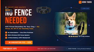 🐾 Furthrive GPS Collar — 🚨 This GPS Collar Replaces Your Entire Fence — No Monthly Fees!