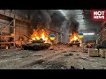 Russia-Ukraine War: Russian Drones Destroy Ukrainian Tanks in Hangar!