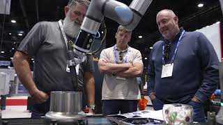 Cobot Cutter in Action | Plasma cutting at FABTECH 2025 with Hypertherm