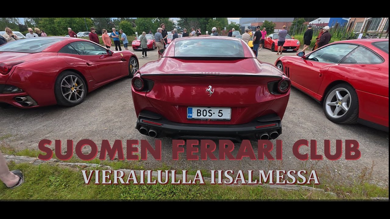 Suomen Ferrari Club ry kokoontuminen Iisalmessa