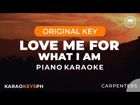 Video thumbnail for Love Me For What I Am - Carpenters