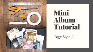 Mini Album Tutorial Page Style 2