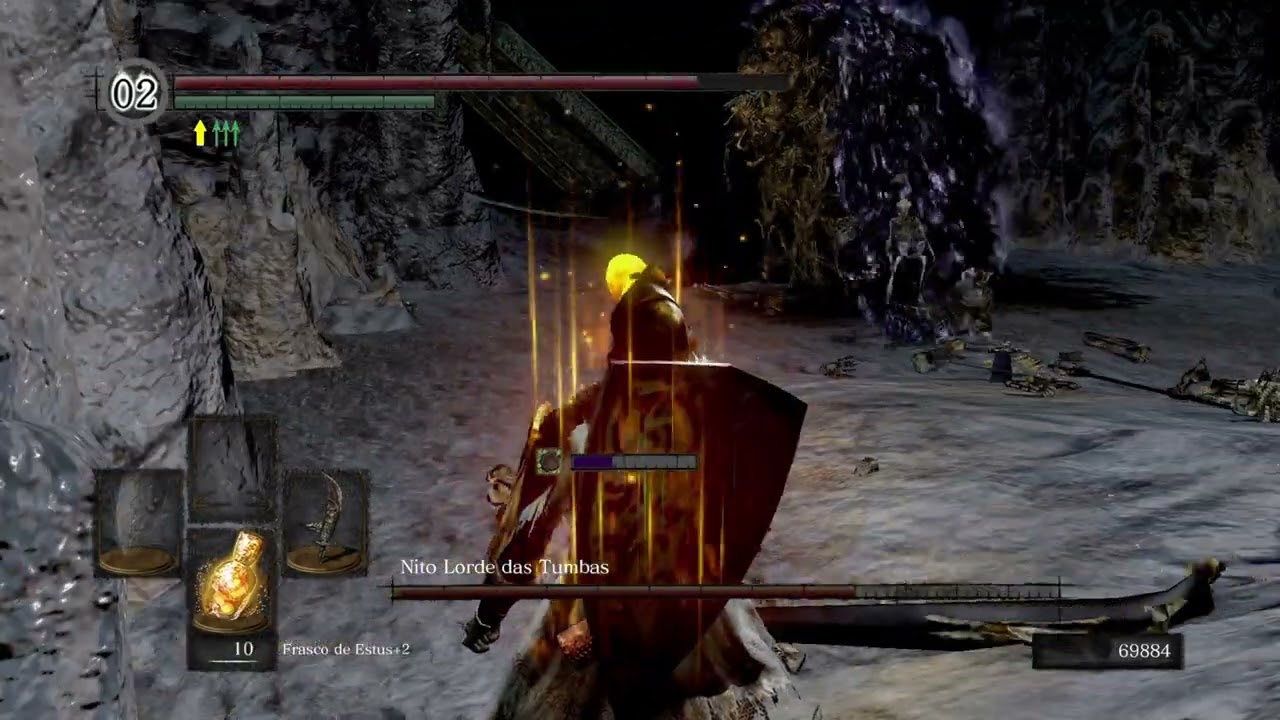 Darksouls 1/ Boss fight 🔥 Nito The Gravelord 