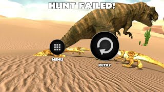 Best Dino Games - Hungry Raptor Desert Dinosaur Hunt Android Gameplay screenshot 5