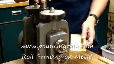 Roll Printing for Jewelry Making