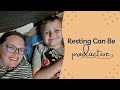 Resting Can Be Productive #adhd