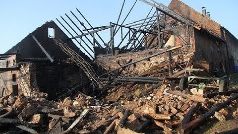 Brand auf Bauernhof in Twiste - Der Tag danach