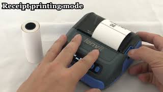 LENVII LV-378B 80MM Bluetooth Thermal Label Printer Compatible with Android/iOS System