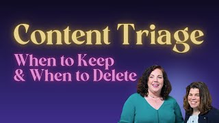 To Be Or Not ...Repurposing Your Content For Growth Legacy Building