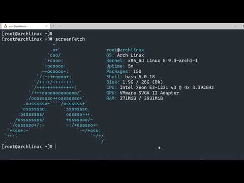 VirtualBox 6.1에 Arch Linux 설치하기
