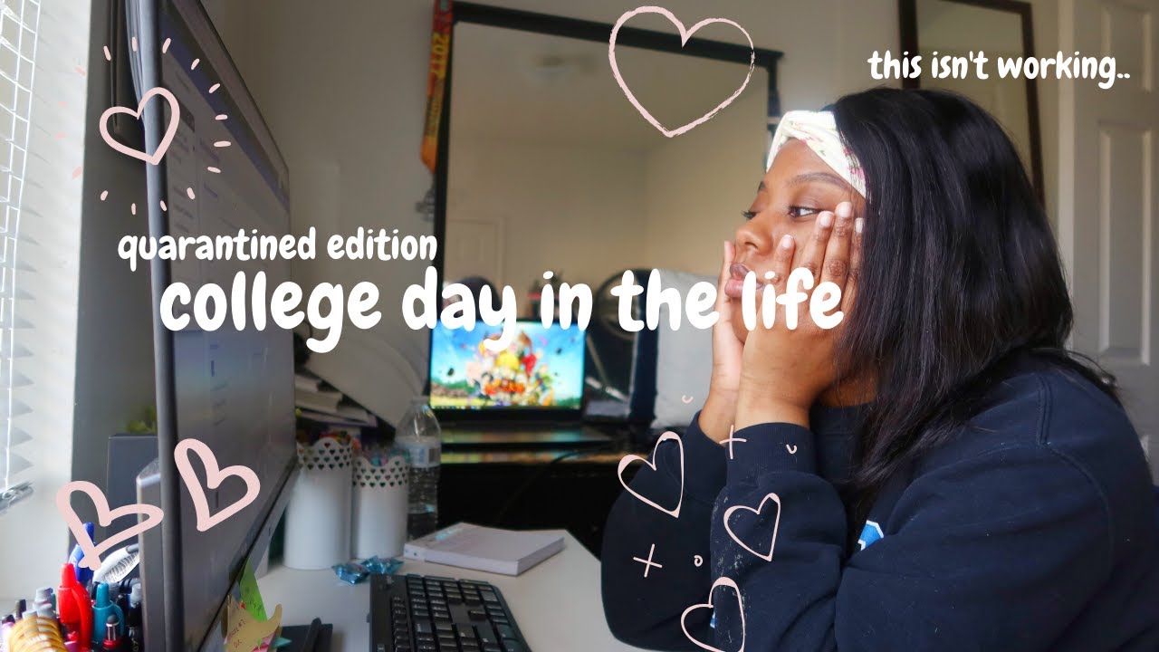 a day in the life of a quarantined college student online classes day