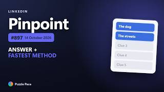 LinkedIn Pinpoint #897 Answer – Fastest Solve Explained (14 October 2026)