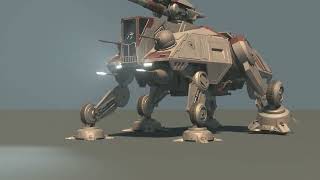 Star Wars At - Te Walk Cycle