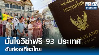 มั่นใจวีซ่าฟรี 93 ประเทศดันท่องเที่ยวไทย | ย่อโลกเศรษฐกิจ 30 พ.ค.67