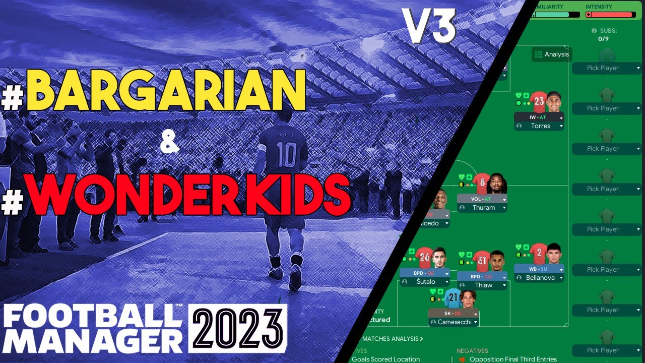 FM23 Experiment - Bargarian & Wonderkids Composition v3