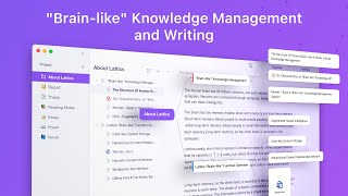 Lattics - "Brain-like" Knowledge Management and Writing App screenshot 5