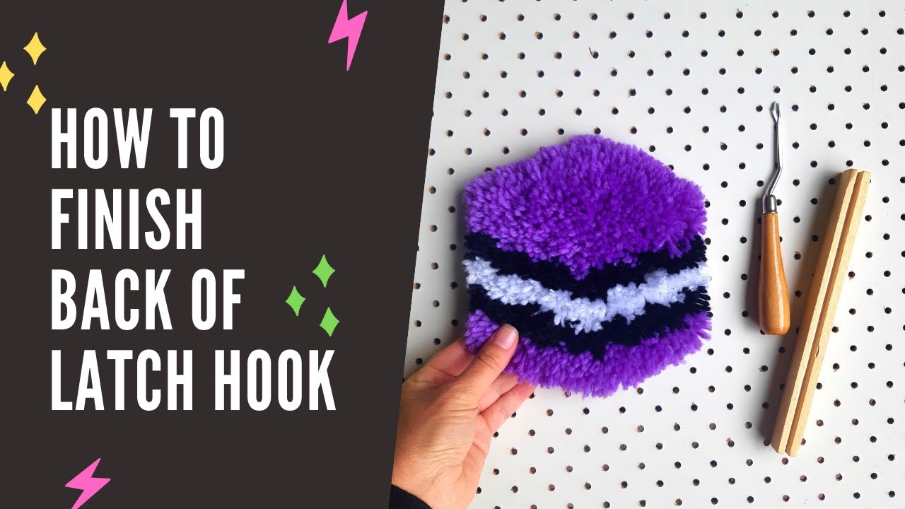 How to finish back of latch project and trim it.