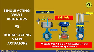 Single Acting vs  Double Acting Actuator Valve | When to Use A Single  and  Double-Acting Actuator