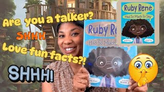 🍄Ruby Rene Had So Much to Say~Black Children's Book Stories~Read Aloud~Social Emotional Learning 💕