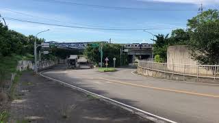 EMU700 Series Local Service 4232 passing over Fugang Depot entrance