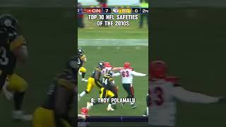Top 10 NFL Safeties of the 2010s: Part 1 🔥 #football #nfl #nflfootball