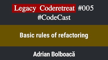 Code Cast: Legacy Coderetreat Episode 5 - Basic Rules of Refactoring [Java]