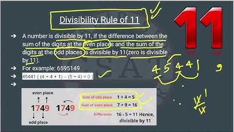 Divisibility Rule of 11 | Number System Concept | UPSC Csat Preparation