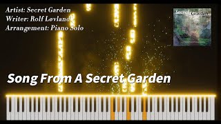 Song From A Secret Garden by Secret Garden Piano Solo
