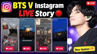 BTS V Instagram LIVE Today 🔴 3 Aug 2026 Taehyung Latest Instagram LIVE Story 💜  BTS V Instagram LIVE