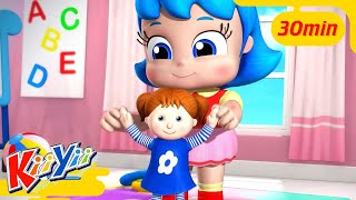 I Have A Little Doll All Dressed In Blue Kids Learning Abcs And 123S Kiiyii