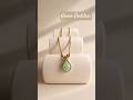 18K Gold Plated Jade Necklace | Dainty Luxury Gift for Her #jadependant #jadejewellery #giftsforher