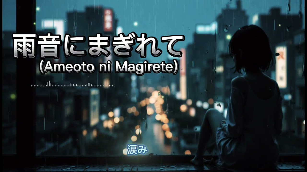 雨音にまぎれて | 深い悲しみの日本語バラード | Emotional Japanese Sad Ballad #ballad #切ない歌 #歌詞動画 #恋愛  #japaneseballad 