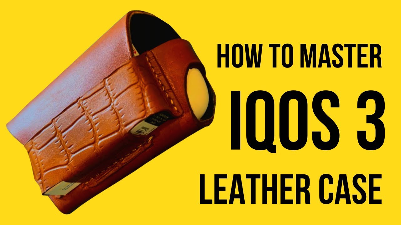 Iqos 3 DUE. Leather case. 100% handmade
