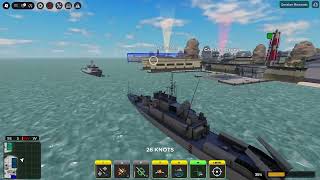 Destroying War Tycoon server with the USS Dougals