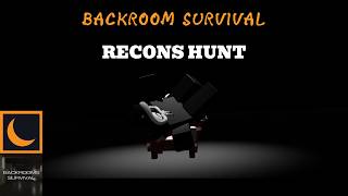 Roblox Backroom Survival | Recon Hunt: Into the void(with animations)