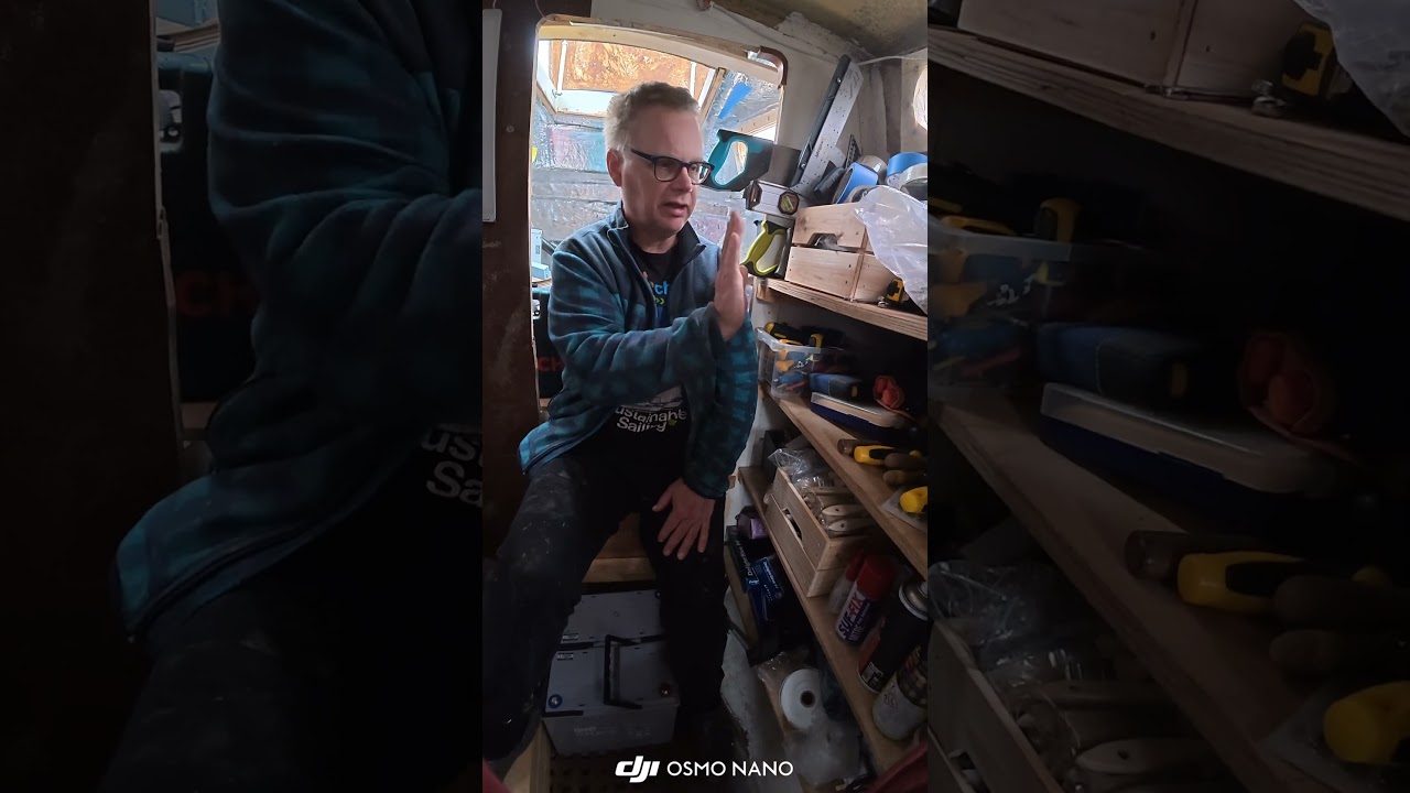 ⁣Starting the forward heads. Countdown 81 days to Launch Challenge #BoatRefit #DIY #Challenge