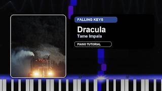 Dracula - Tame Impala Piano Tutorial | Easy Falling Notes (Melody)